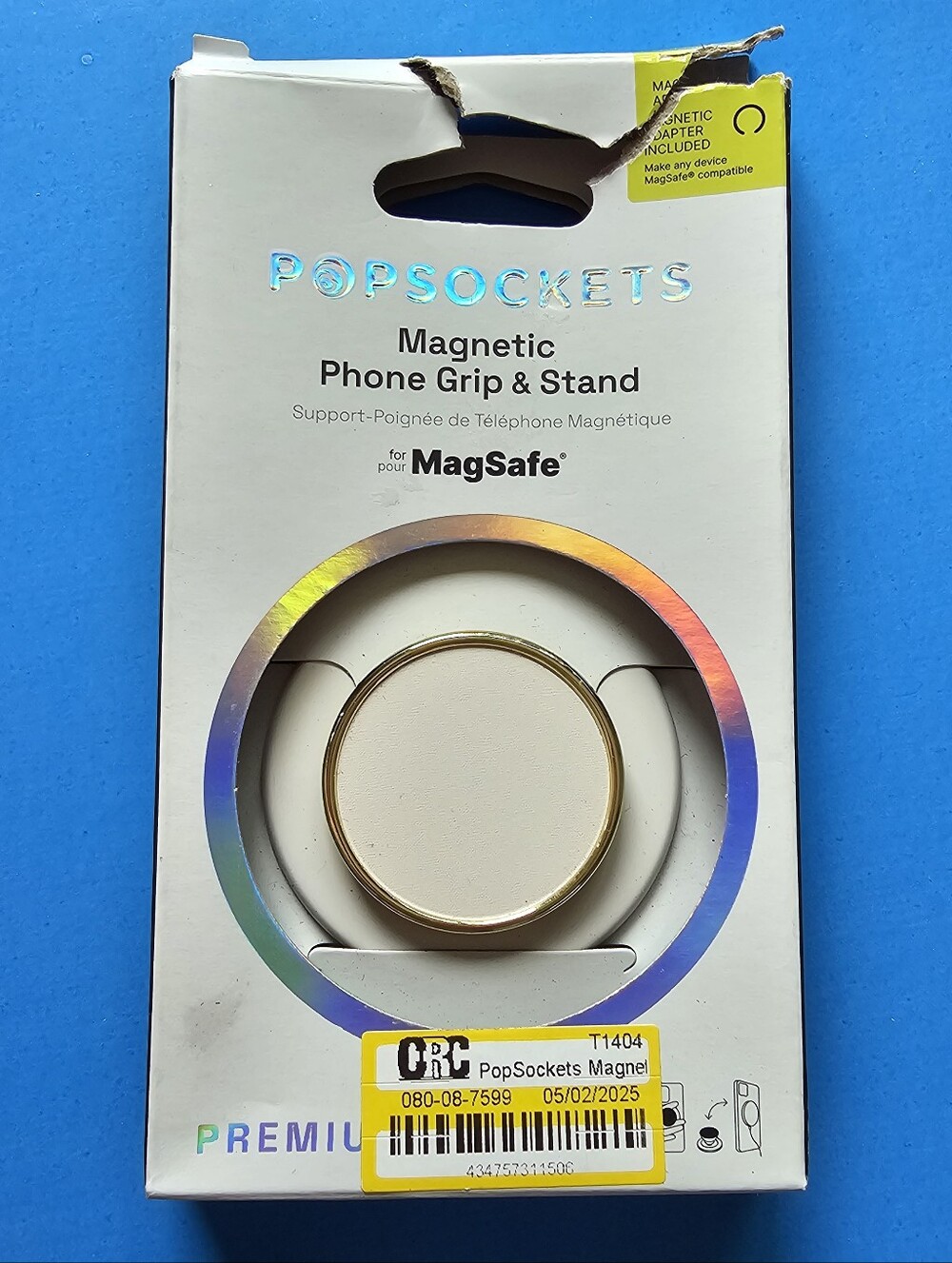 Popsocket - Round Enamel Coconut Creme MAGSAFE PopGrip
